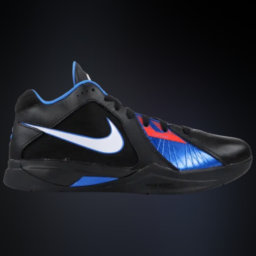 Nike Unisex Zoom KD 3 'OKC Thunder Away' Black/Blue Athletic Shoes Size 9 US